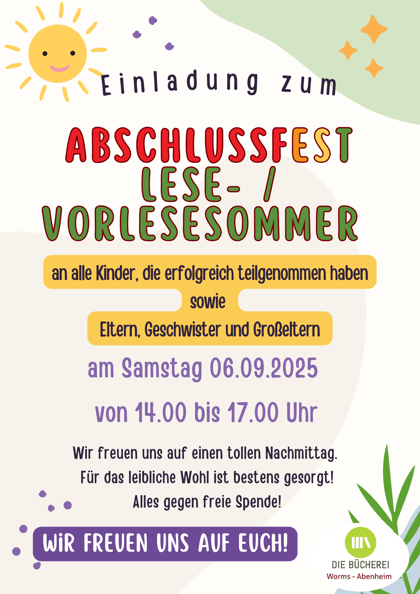 Einladung Abschlussfest (c) NT
