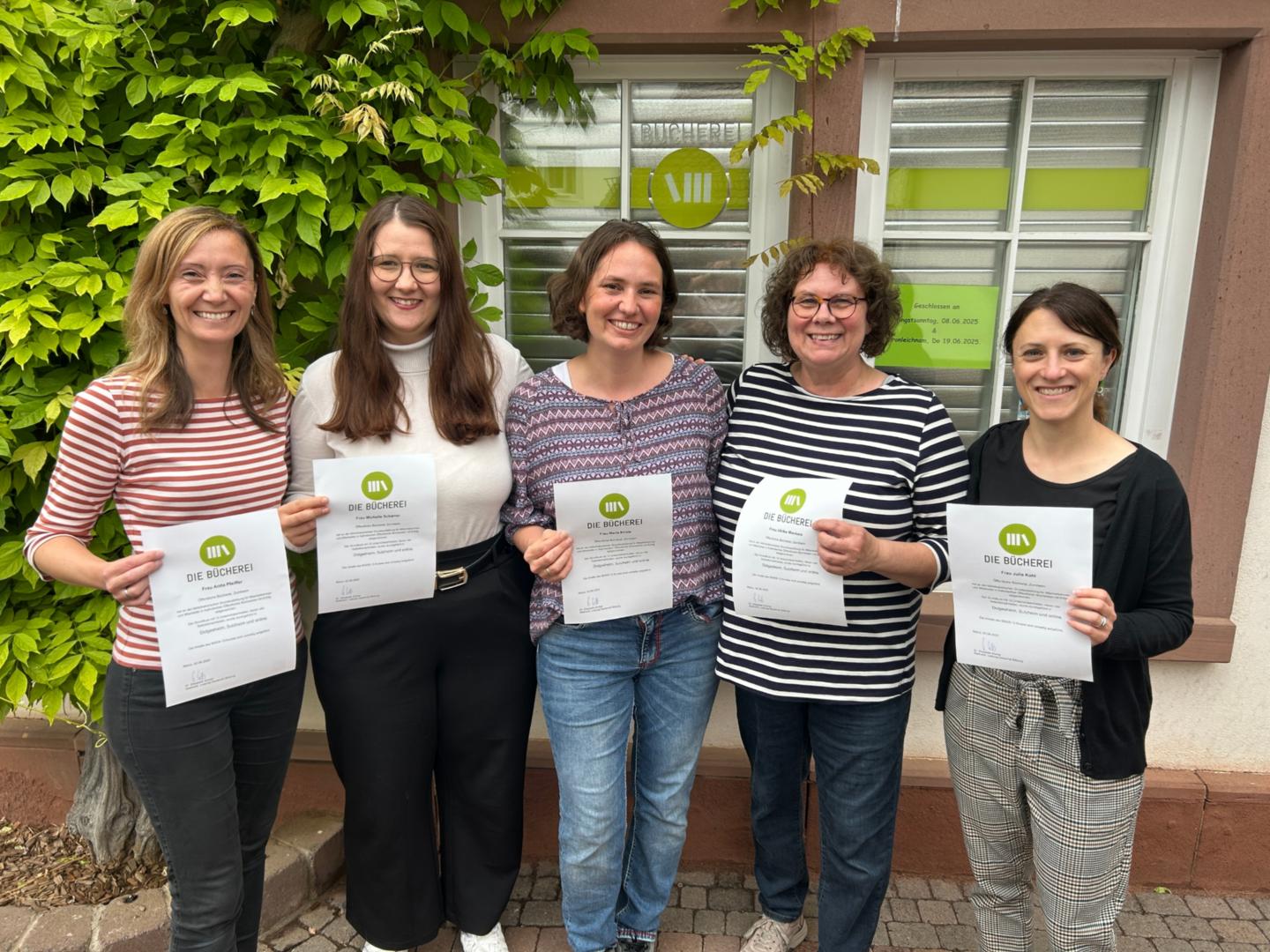 Gratulation zum Basis-12-Kurs (c) Bücherei Zornheim