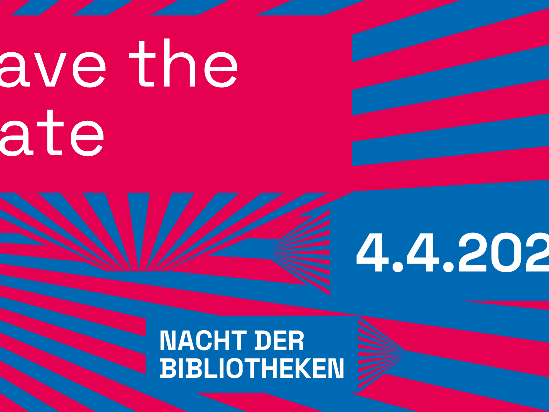 Nacht der Bibliotheken 2025_Save the Date