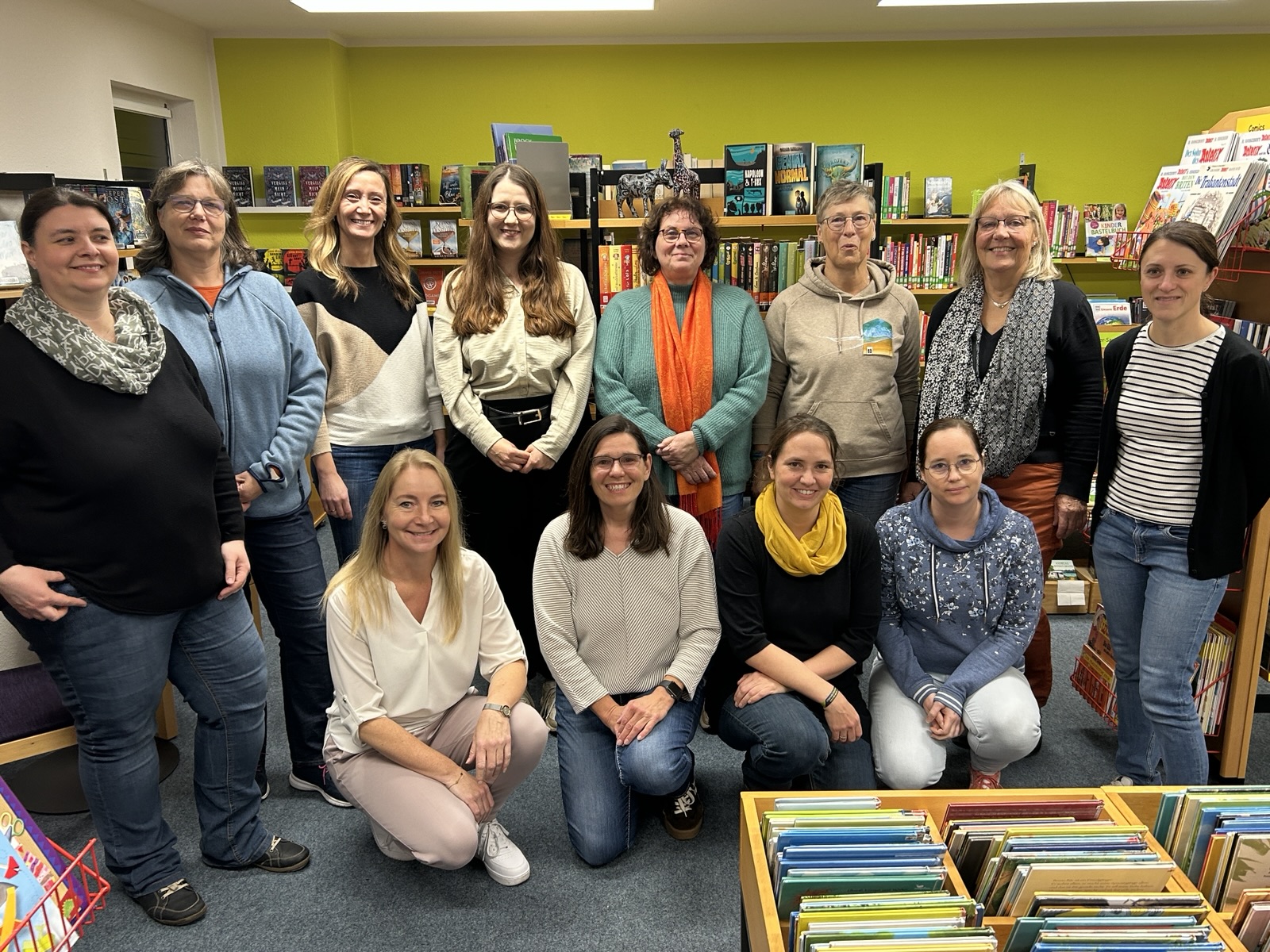 Büchereiteam November 2025 (c) Bücherei Zornheim