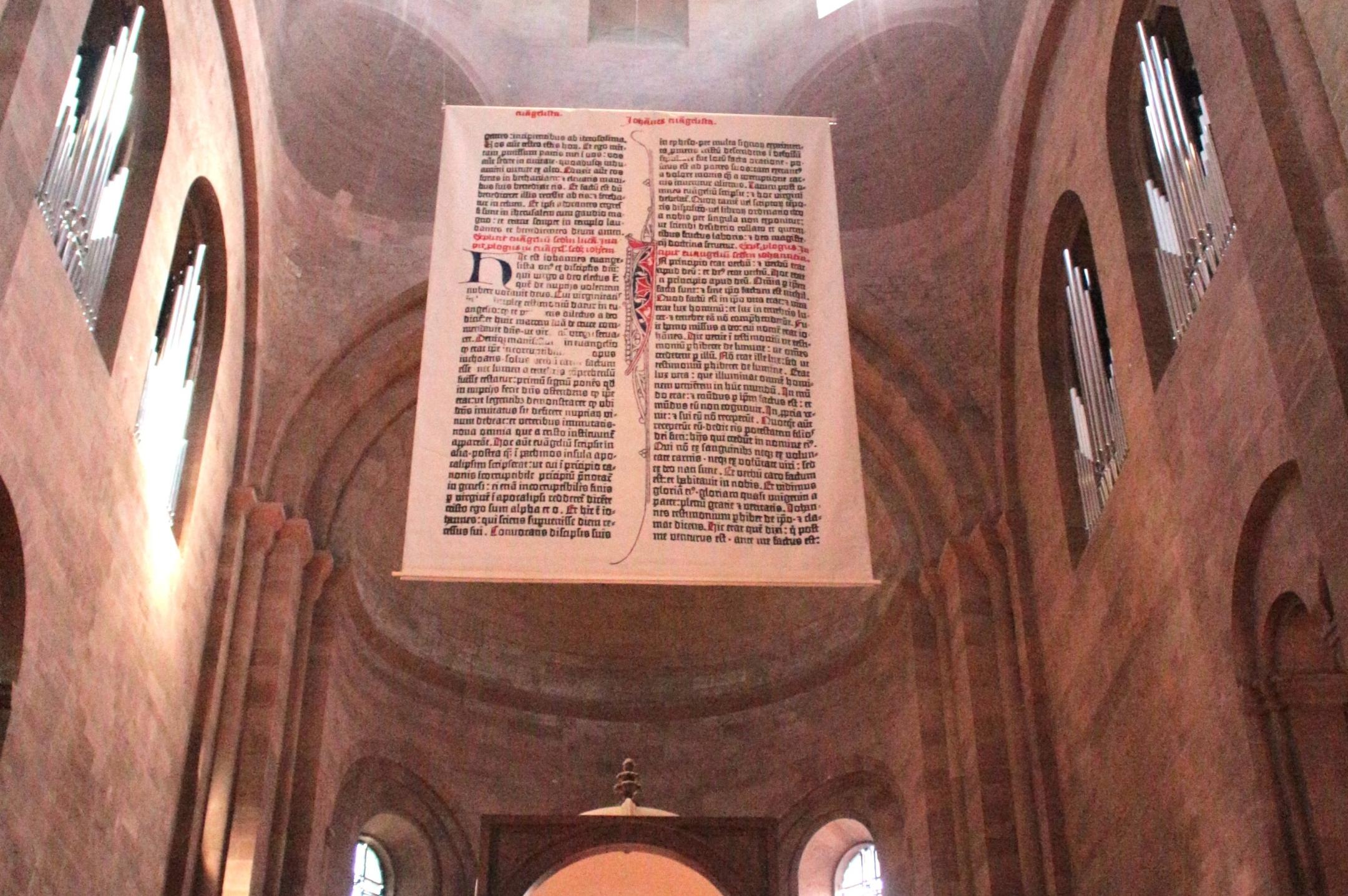 Bibelseite im Mainzer Dom