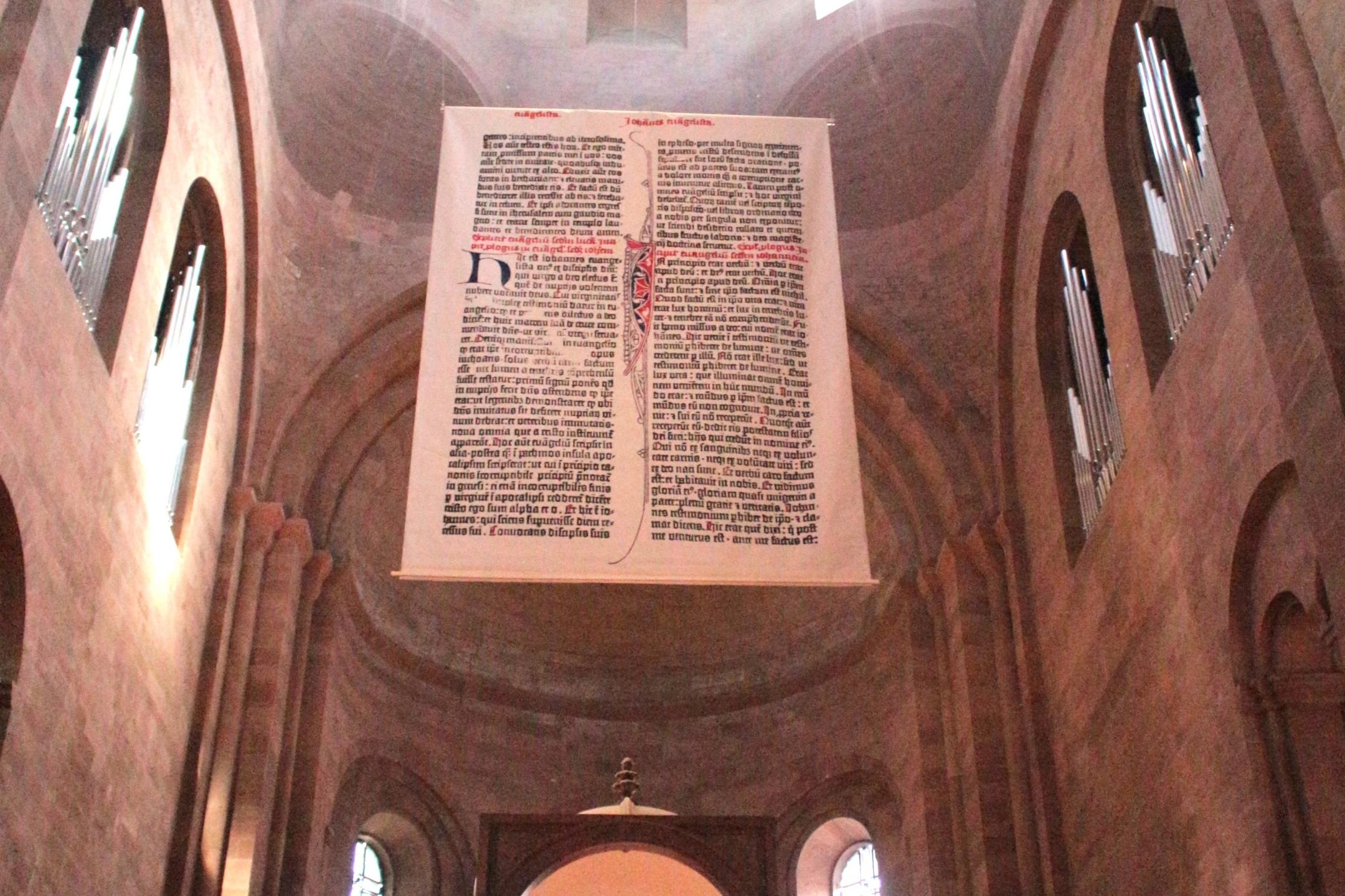 Bibelseite im Mainzer Dom