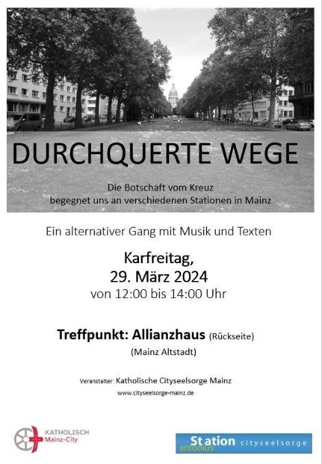 DQWege Plakat 2024 (c) Cityseelsorge Mainz