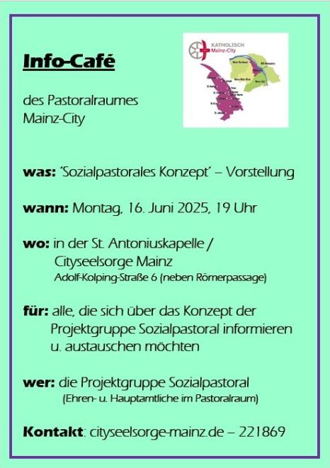 Info-Cafe Sozialpastoral
