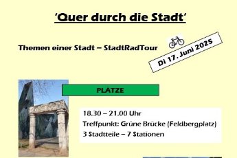 Quer durch die Stadt Plakat