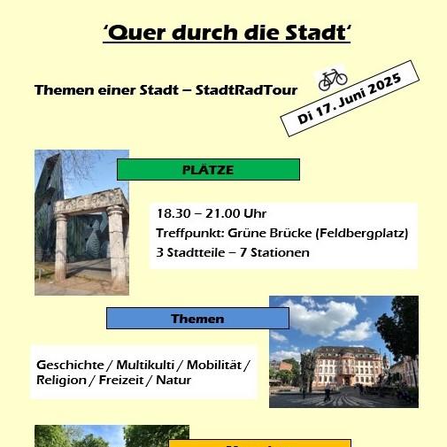 Quer durch die Stadt Plakat (c) Cityseelsorge Mainz (WS)