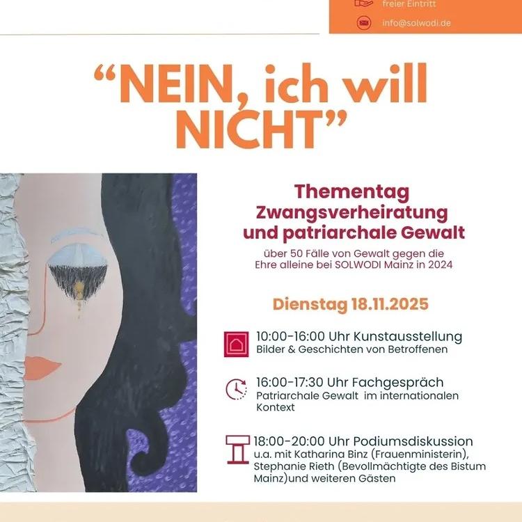 Plakat - Nein ich will nicht