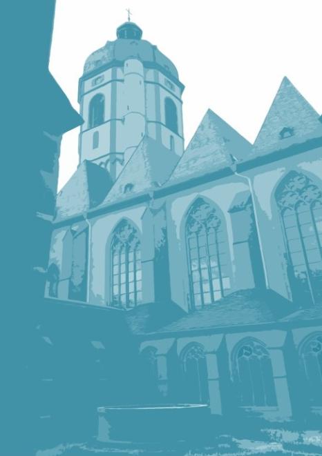 St Stephan in blau