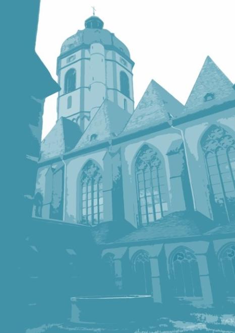 St Stephan in blau