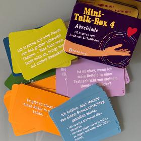 Talkbox-Trauer Fragekärtchen