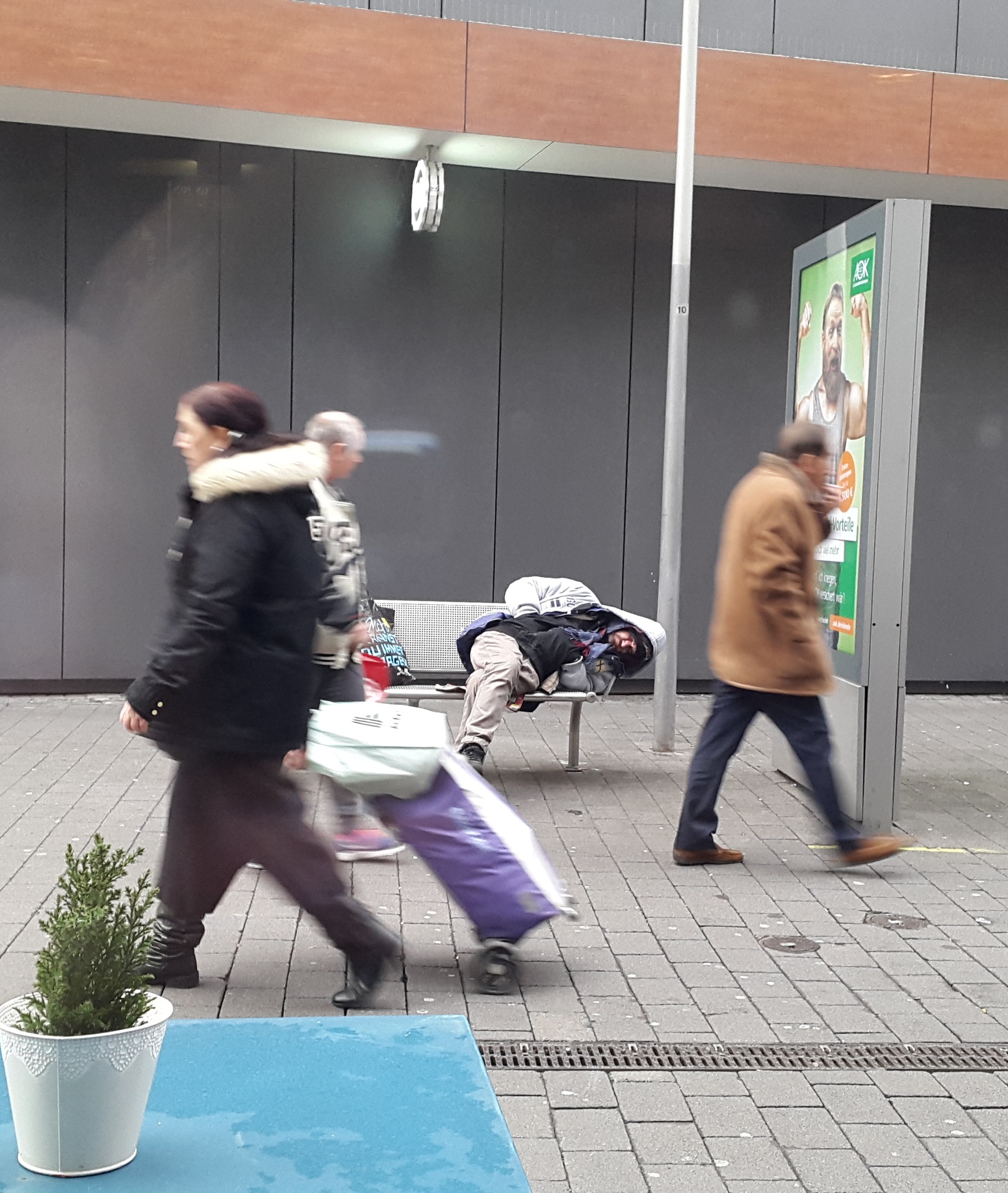 Wohnsitzlos in Mainz