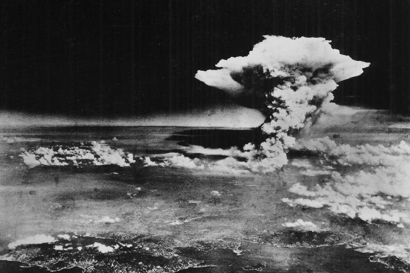 Wolke Atombombe über Hioshima