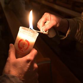 Friedenslicht Bethlehem - Weitergabe