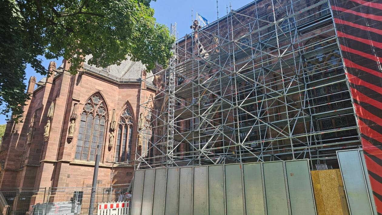Sanierungsarbeiten am Wormser Dom