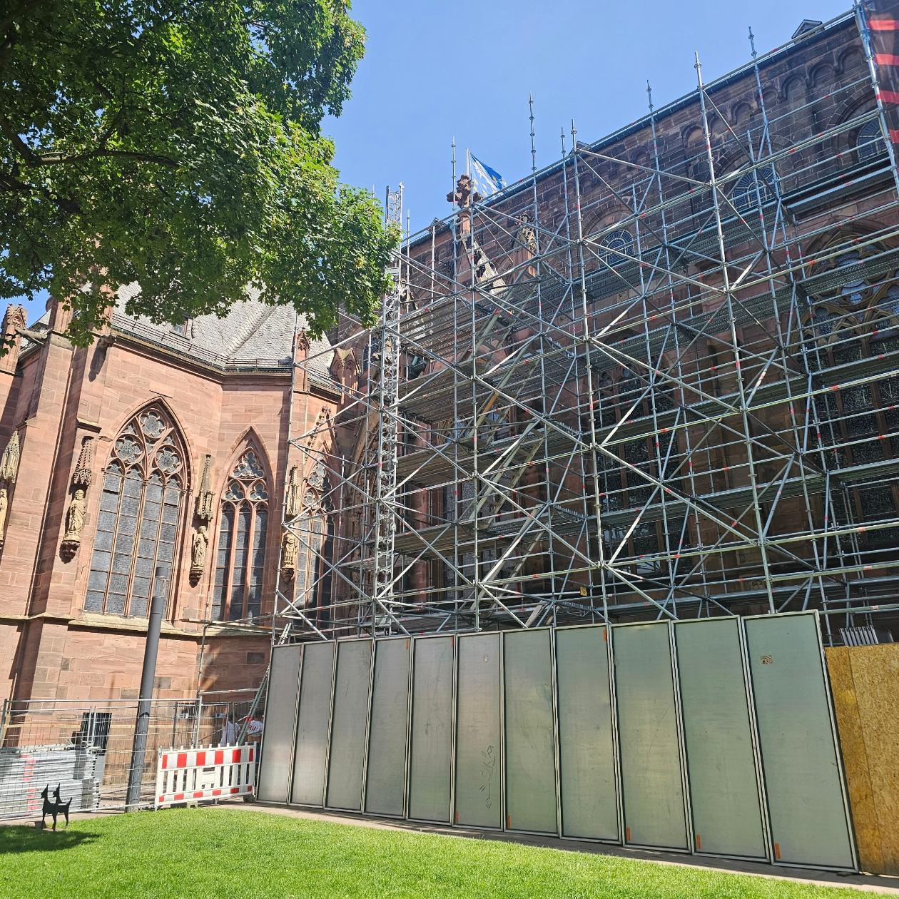 Sanierungsarbeiten am Wormser Dom