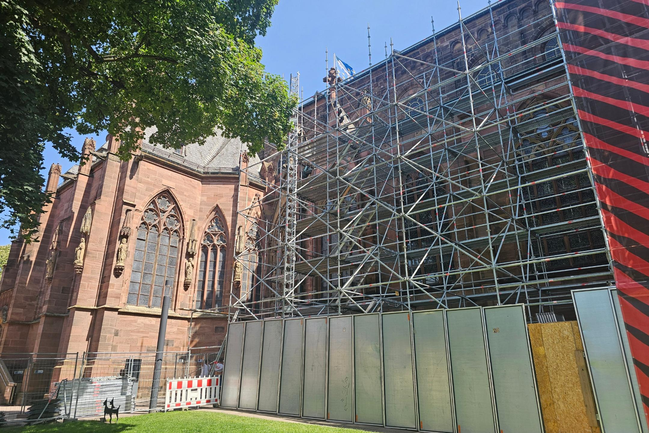 Sanierungsarbeiten am Wormser Dom