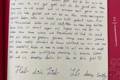 Handgeschriebener Brief von Emily H.