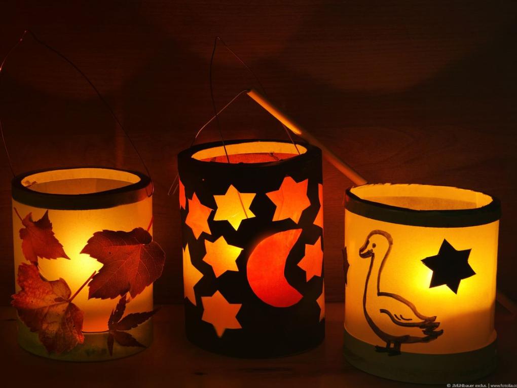 Laternenumzug mit Spendenübergabe