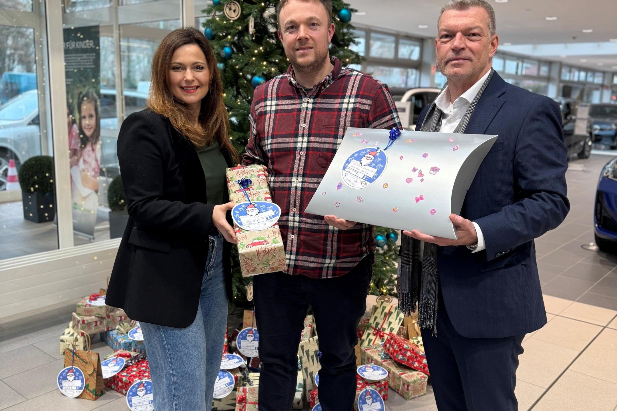 Weihnachtsaktion BMW Offenbach und Kinderhilfestiftung Frankfurt e.V.