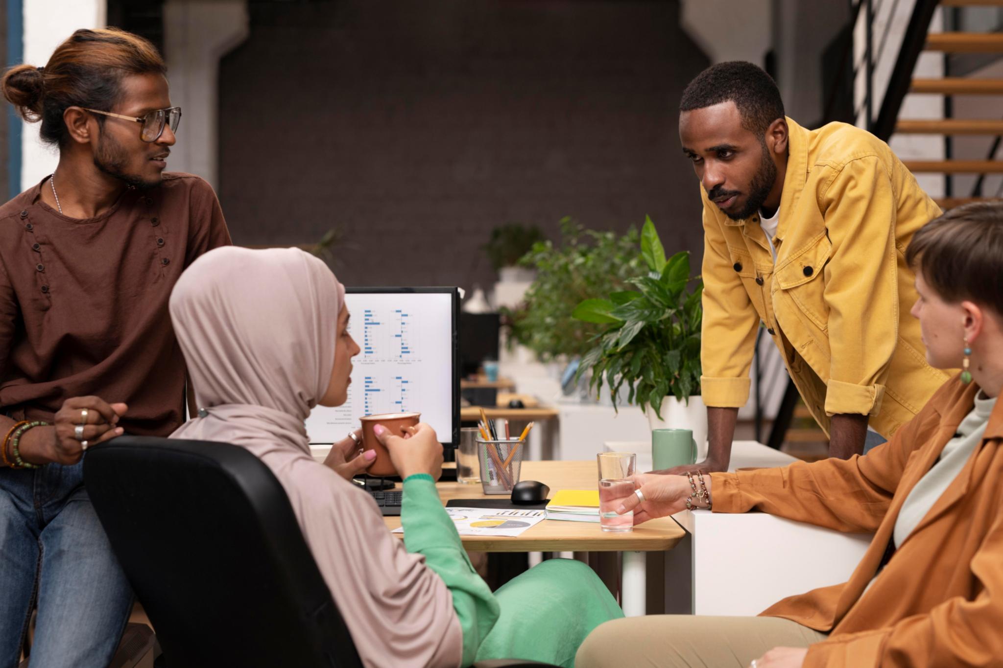 close-up-colleagues-work