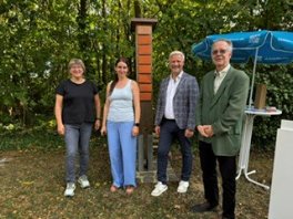 (von links nach rechts: Sabine Keller, Dina Rautenberg, Thomas Domnick, Frank Wiedenmann)