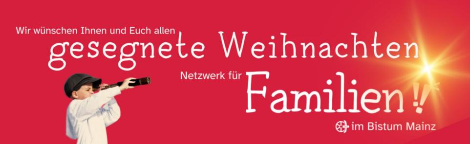 Weihnachtsgruß Familien
