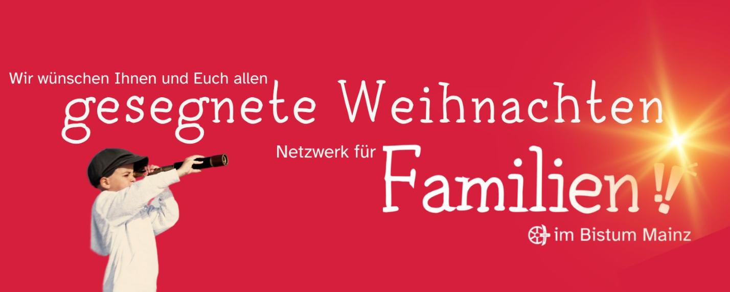 Weihnachtsgruß Familien