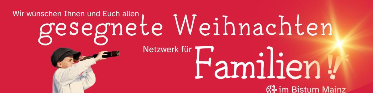 Weihnachtsgruß Familien