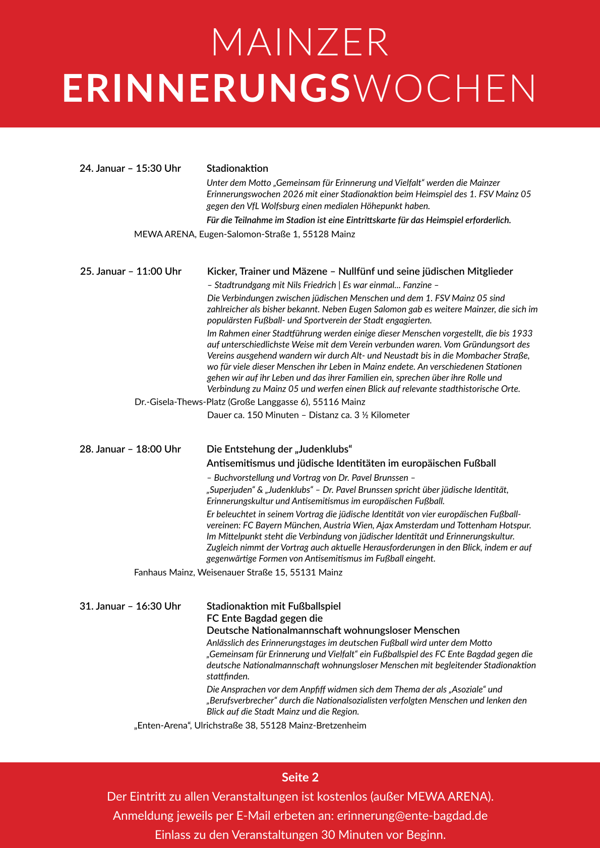 Flyer 2026 - Mainzer Erinnerungswochen - Flyer-2