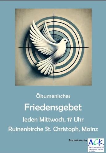 Friedesngebet mainz mittwochs
