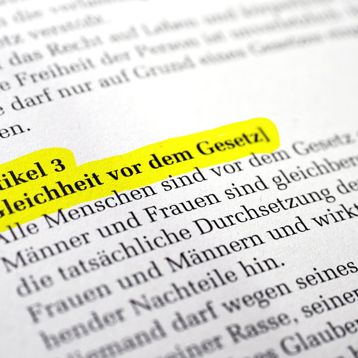 Grundgesetz Artikel 3