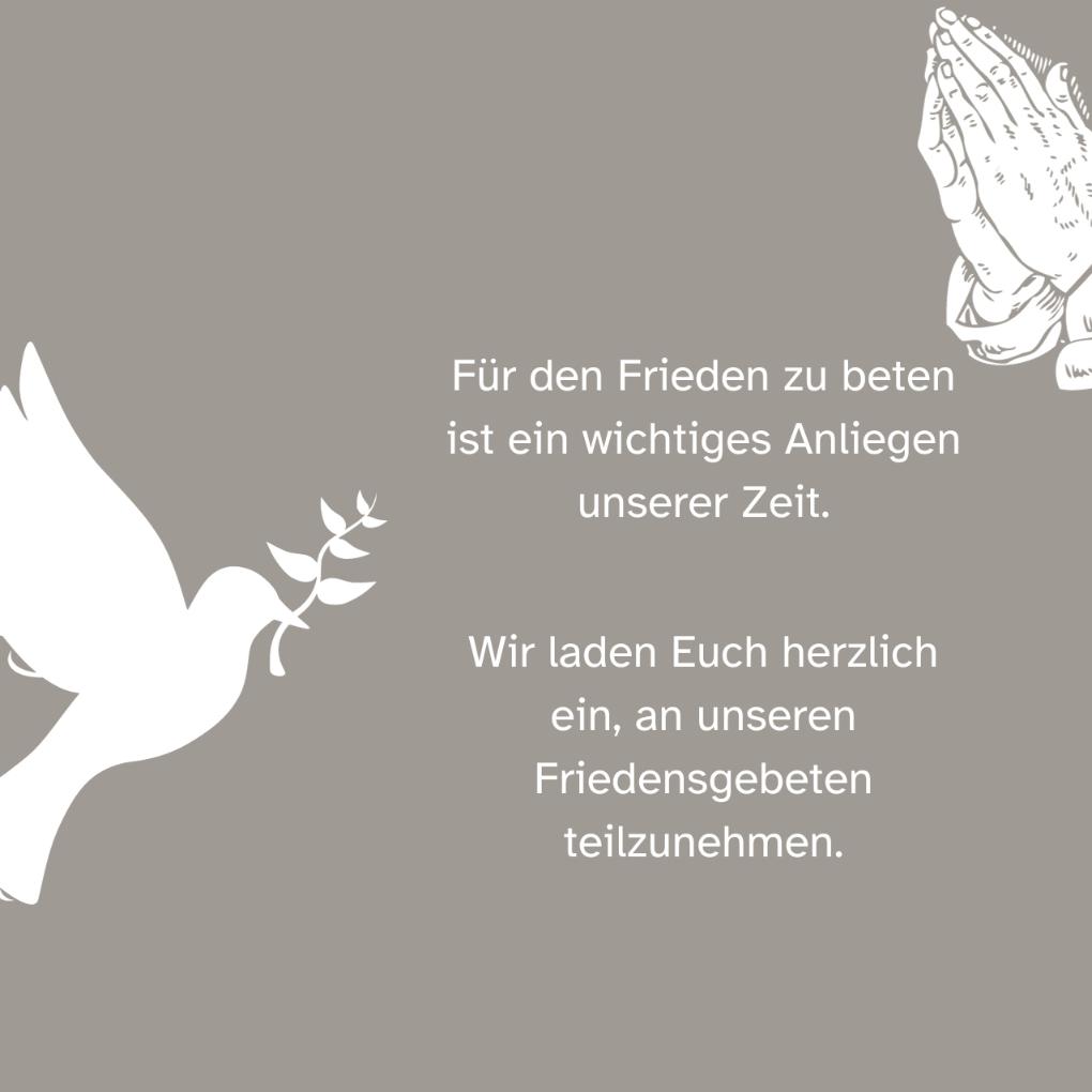 Texttafel-Friedensgebet
