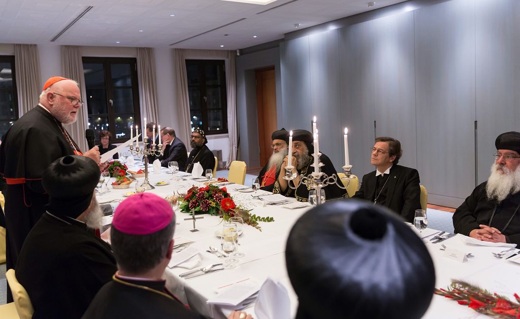 Kardinal Marx bei seiner Tischrede beim Begegnungstreffen von Mitgliedern der Deutschen Bischofskonferenz mit den Oberhäuptern orientalisch-orthodoxer Kirchen