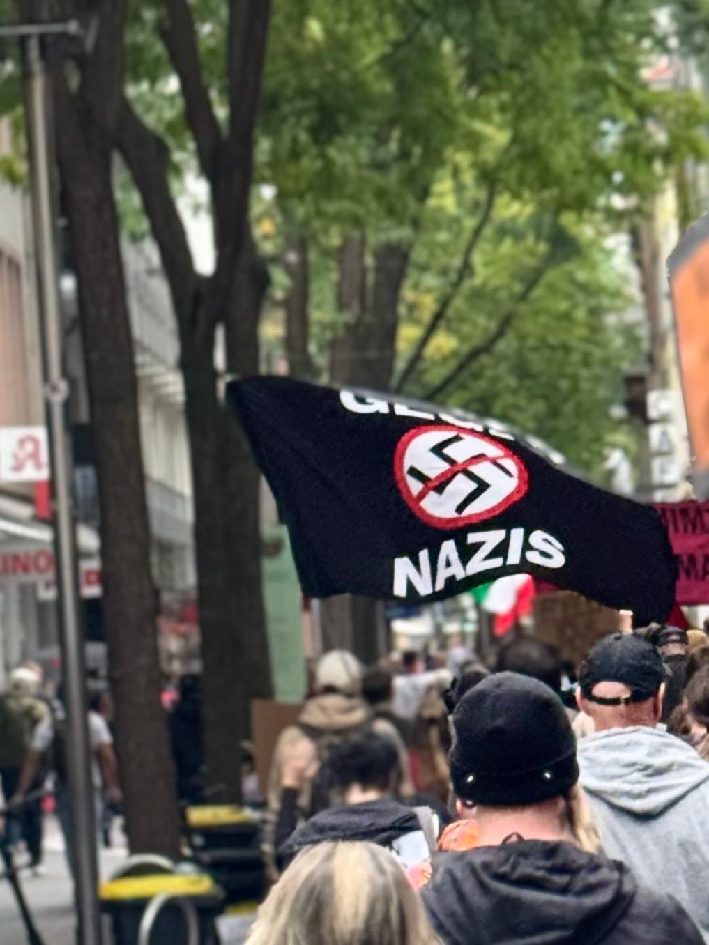 Demo gegen Rechtsextremismus