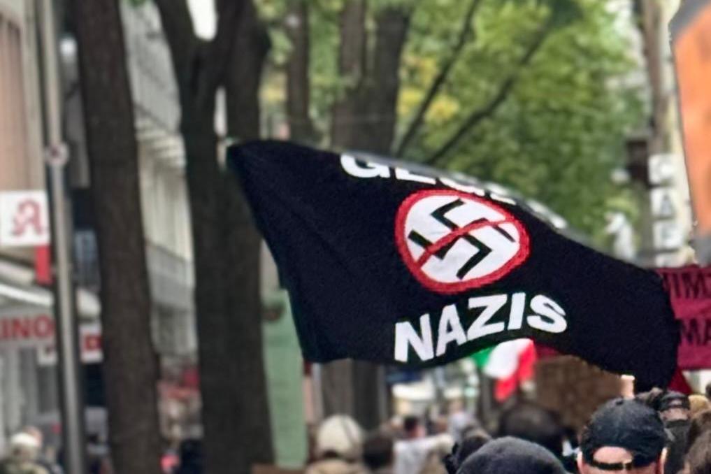 Demo gegen Rechtsextremismus