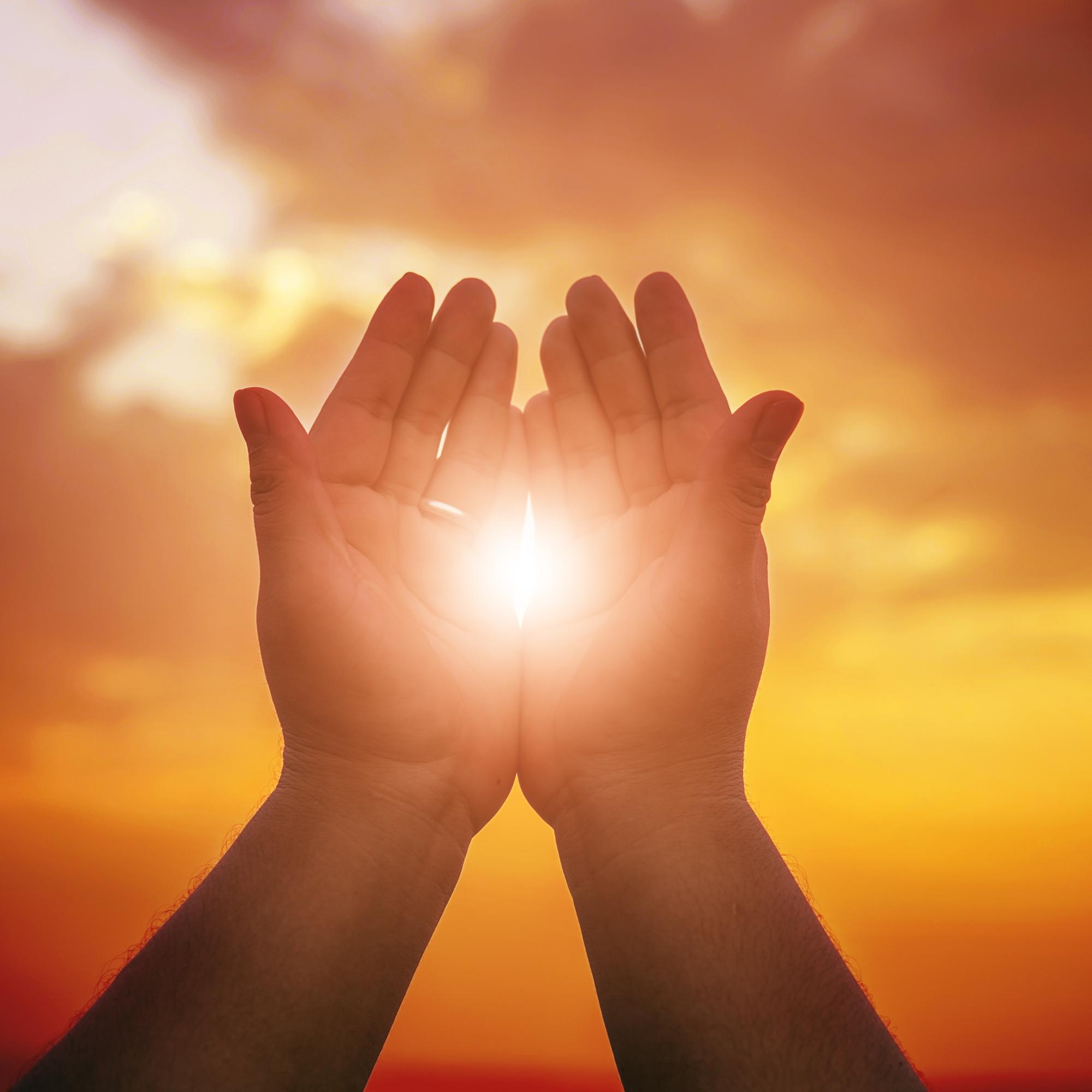 Glaube|Gebet|Handflächen