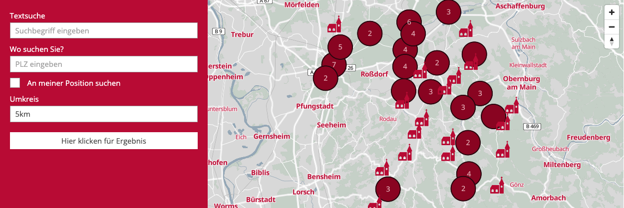 Gottesdienste im Bistum Mainz