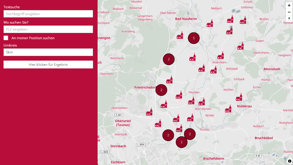 Gottesdienste in Oberhessen