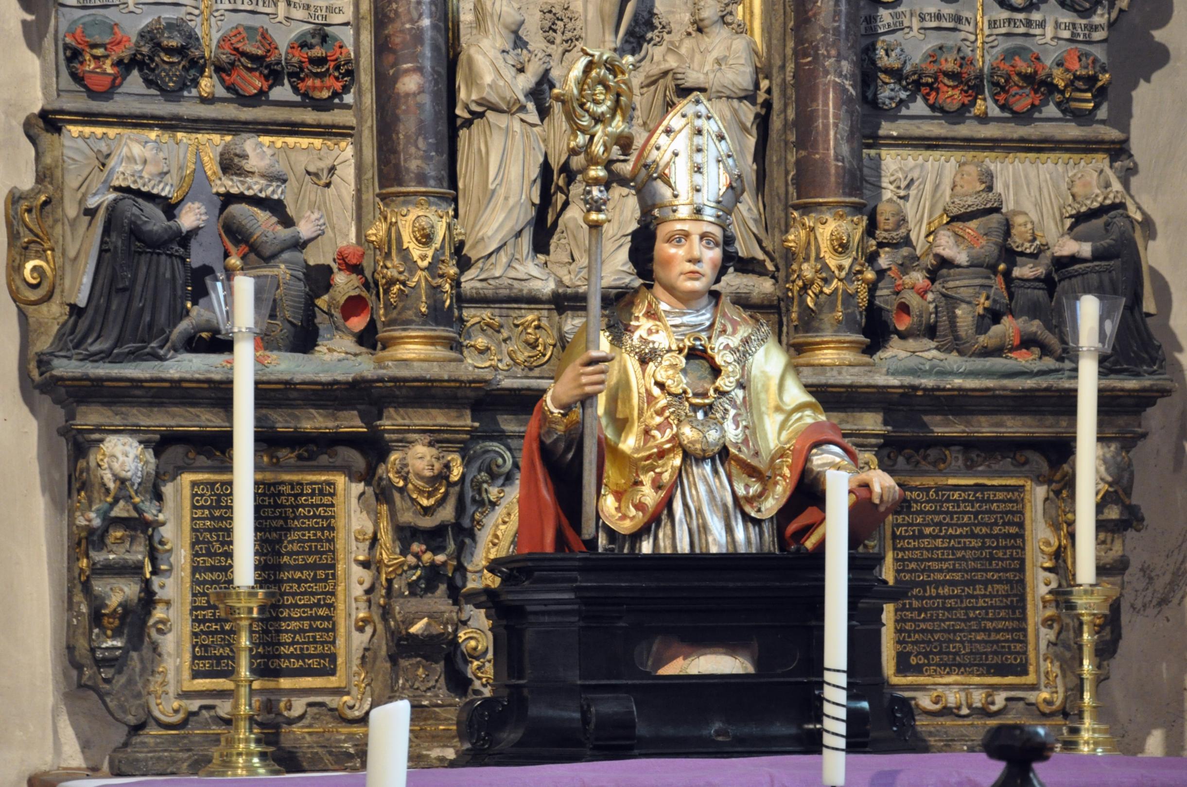Valentinsreliquiar von 1620 Pfarrkirche Kiedrich