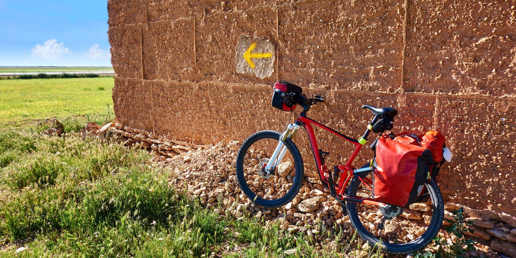Fahrradpause am Pilgerweg
