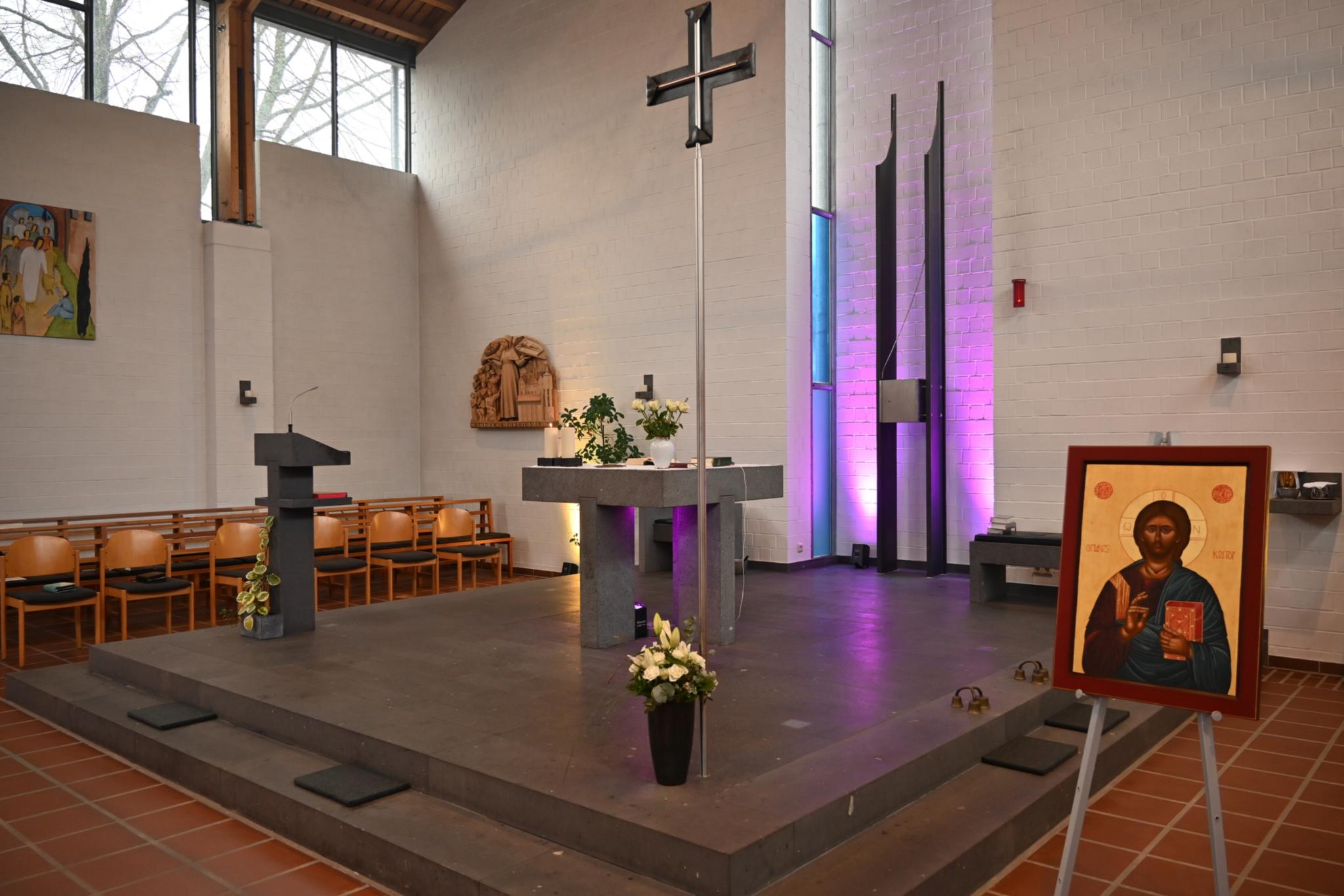 Kirche St. Elisabeth mit Ikone