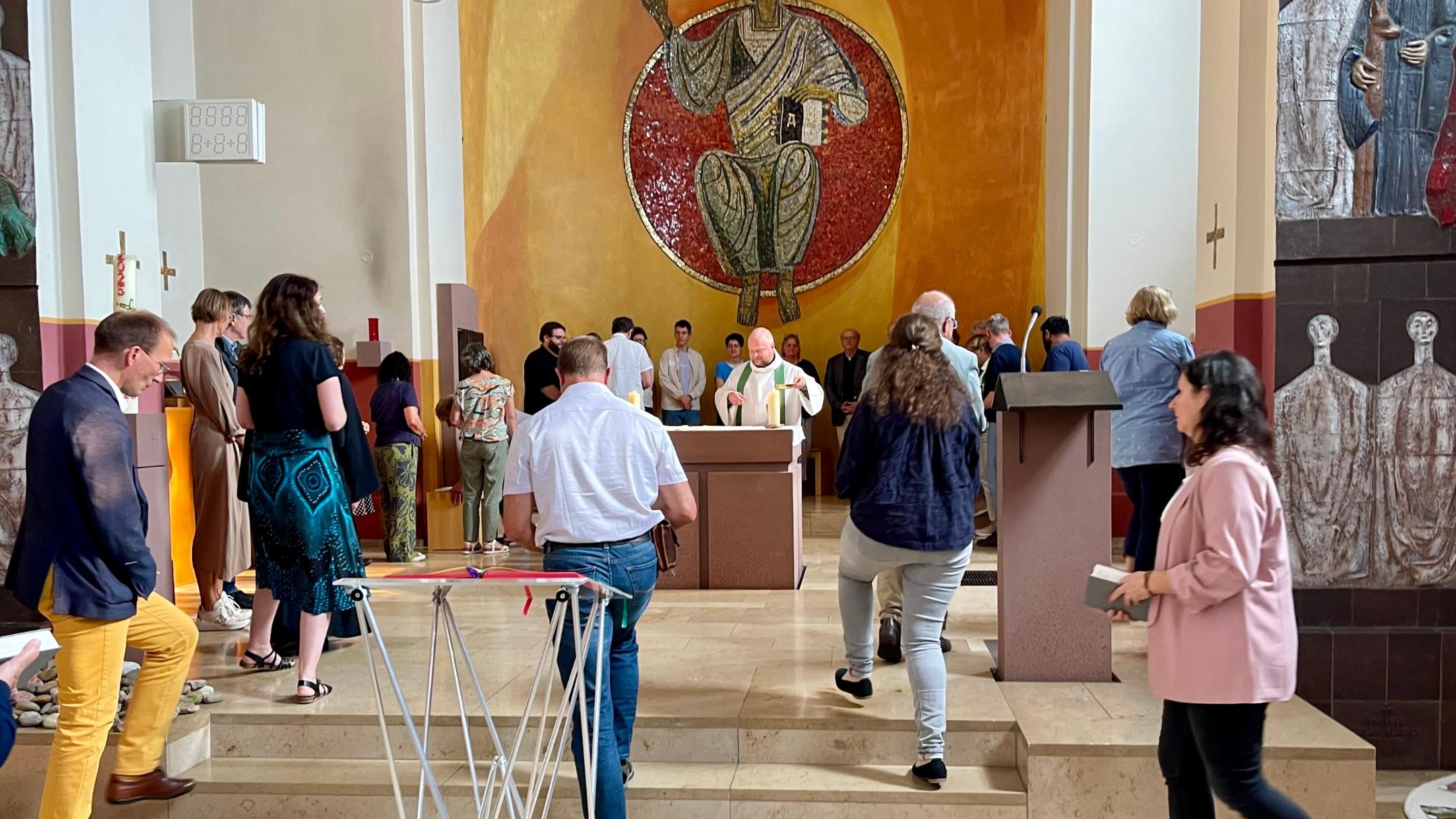 Gottesdienst beim Zukunftstag am Jakobsberg