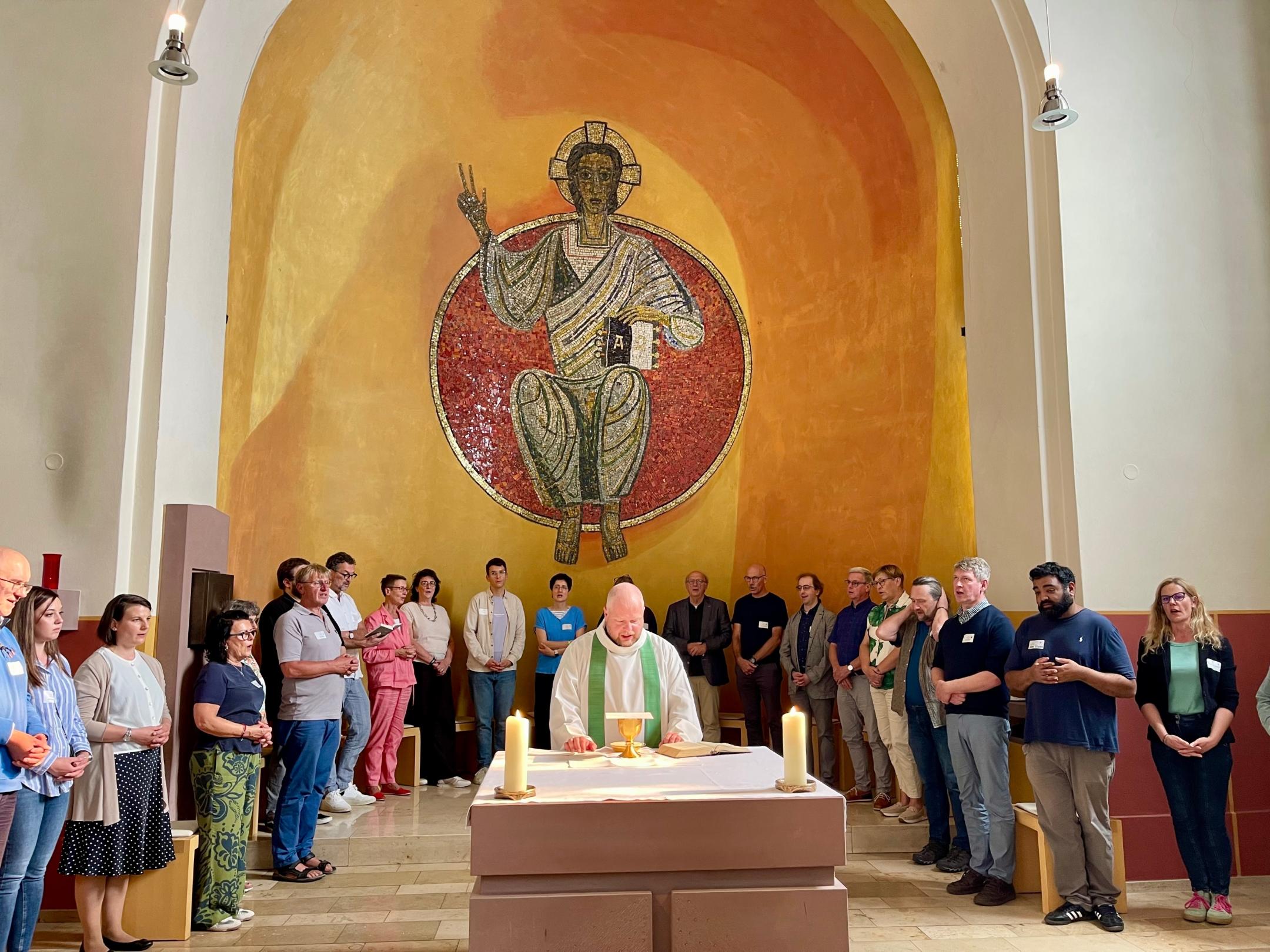 Gottesdienst beim Zukunftstag in der Klosterkirche am Jakobsberg