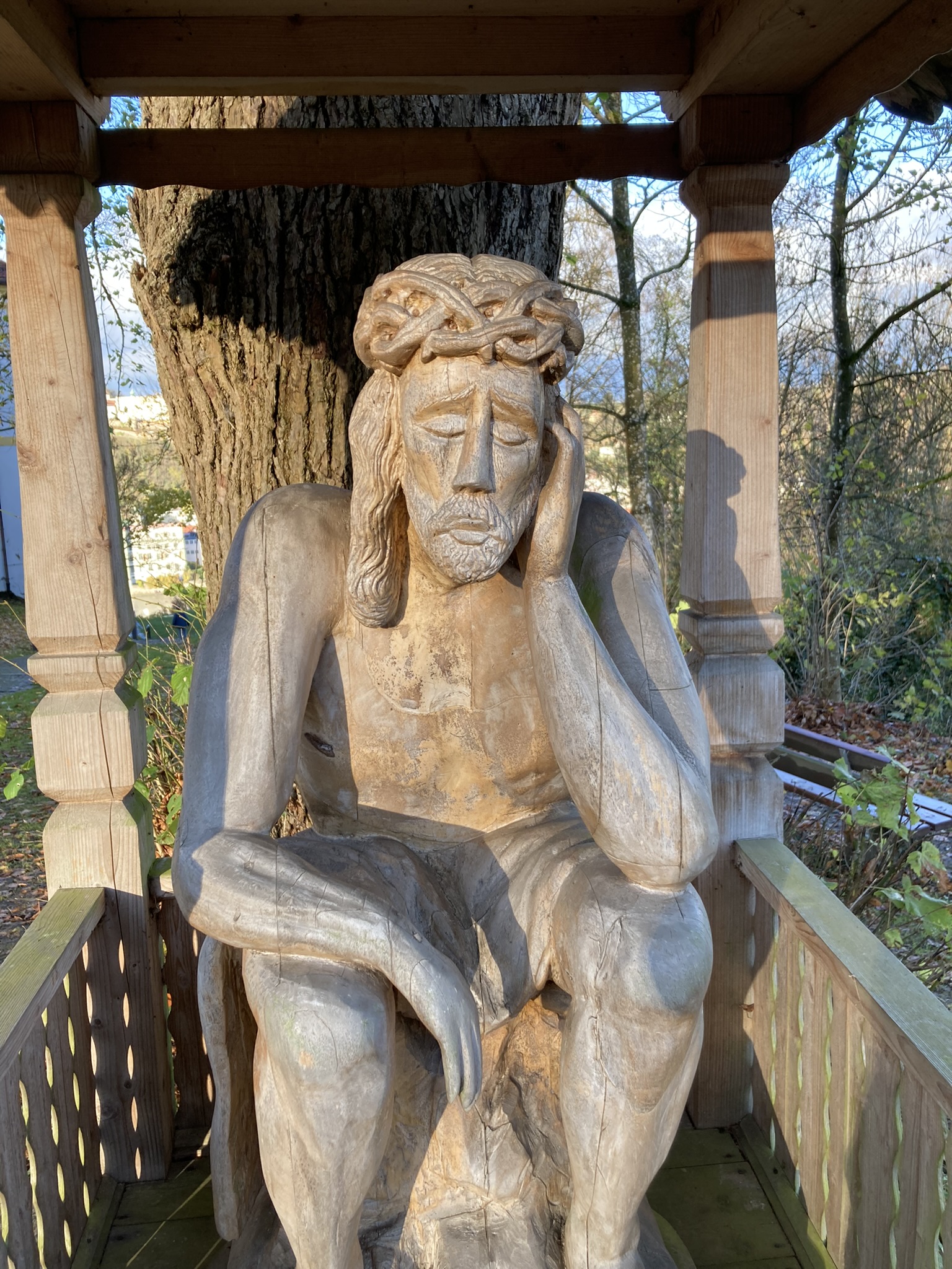 Nachdenklicher Christus