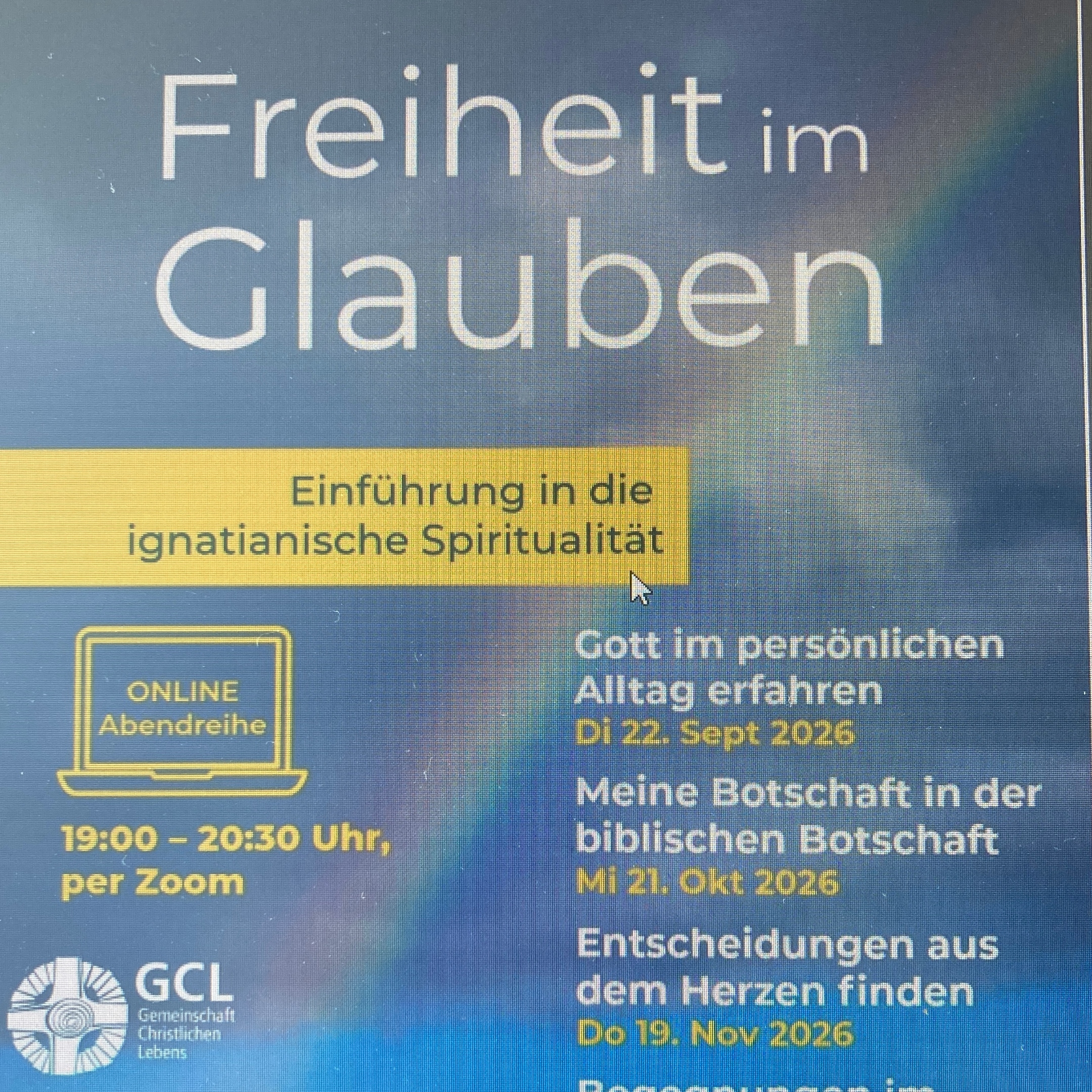 Freiheit im Glauben GCL