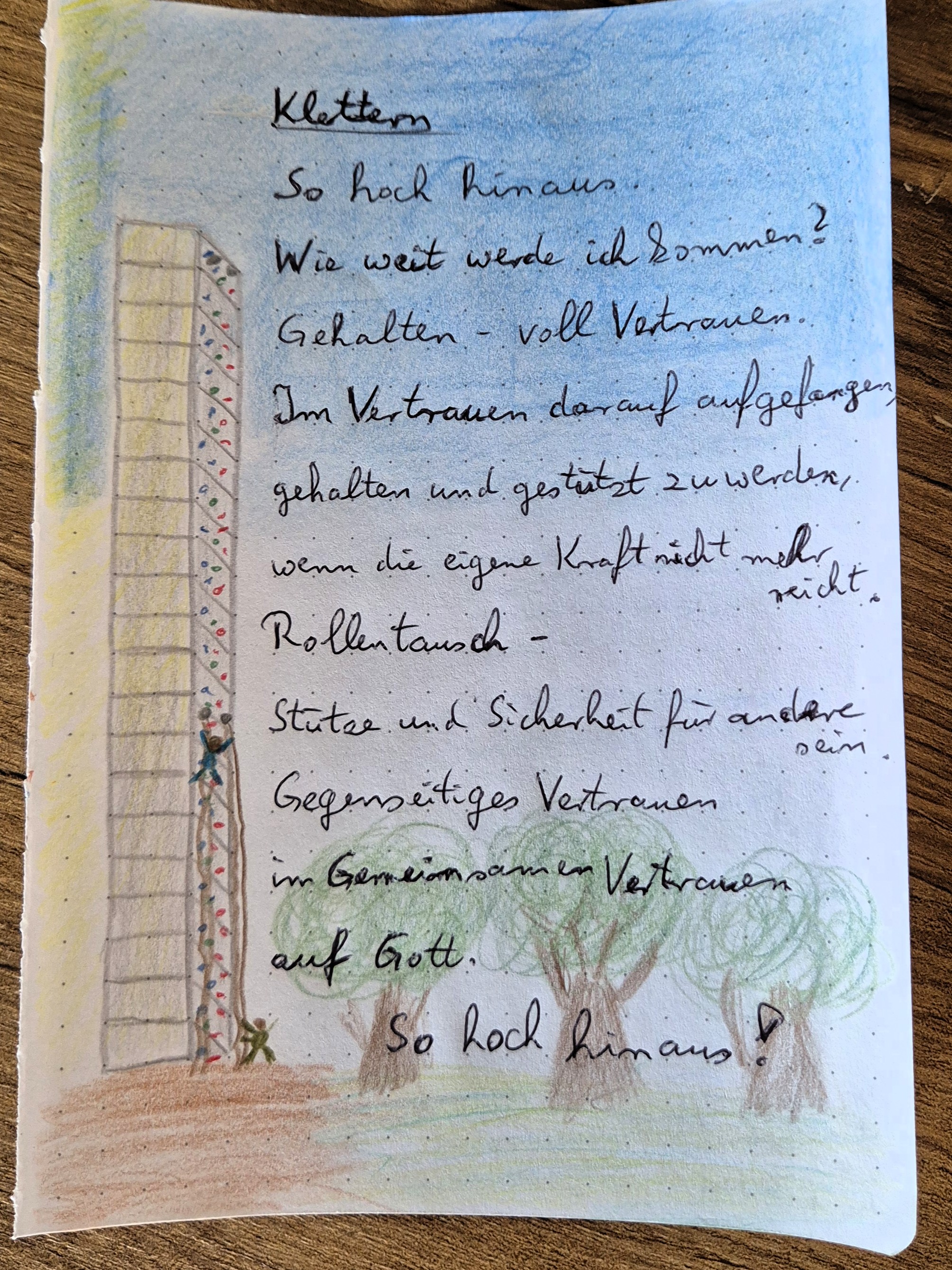 Klettergedicht