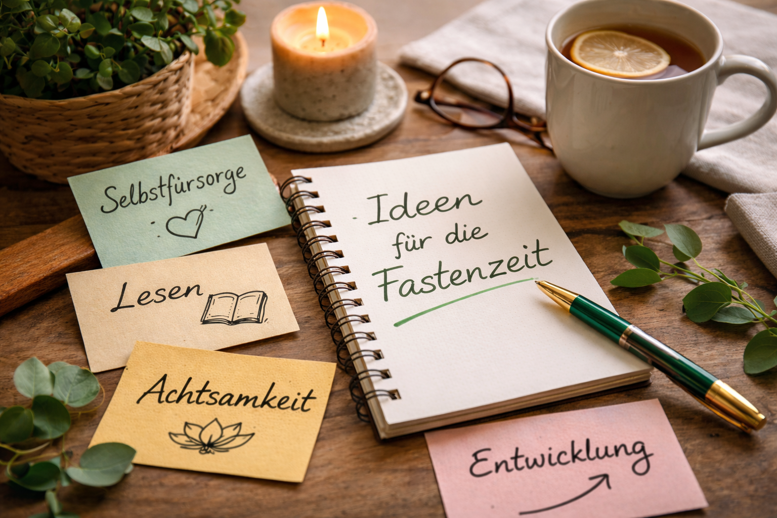 Aufmacherbild Aktion zur Fastenzeit 2026 (KI generiert)