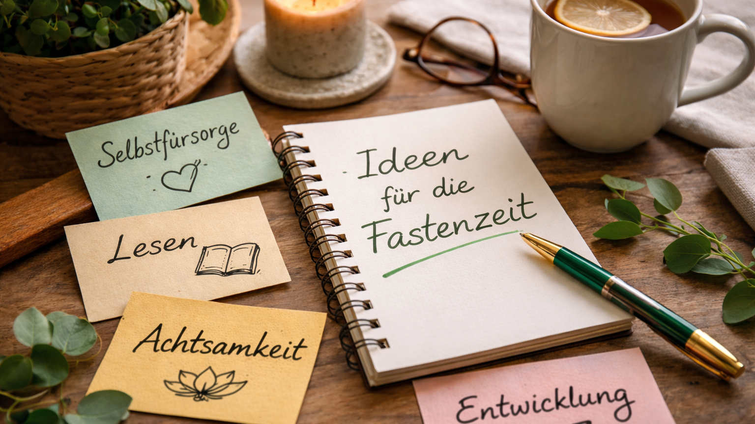 Aufmacherbild Aktion zur Fastenzeit 2026 (KI generiert)