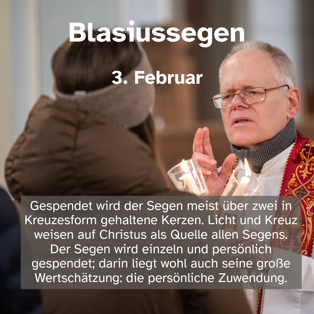 Kurzinfos zum Blasiussegen
