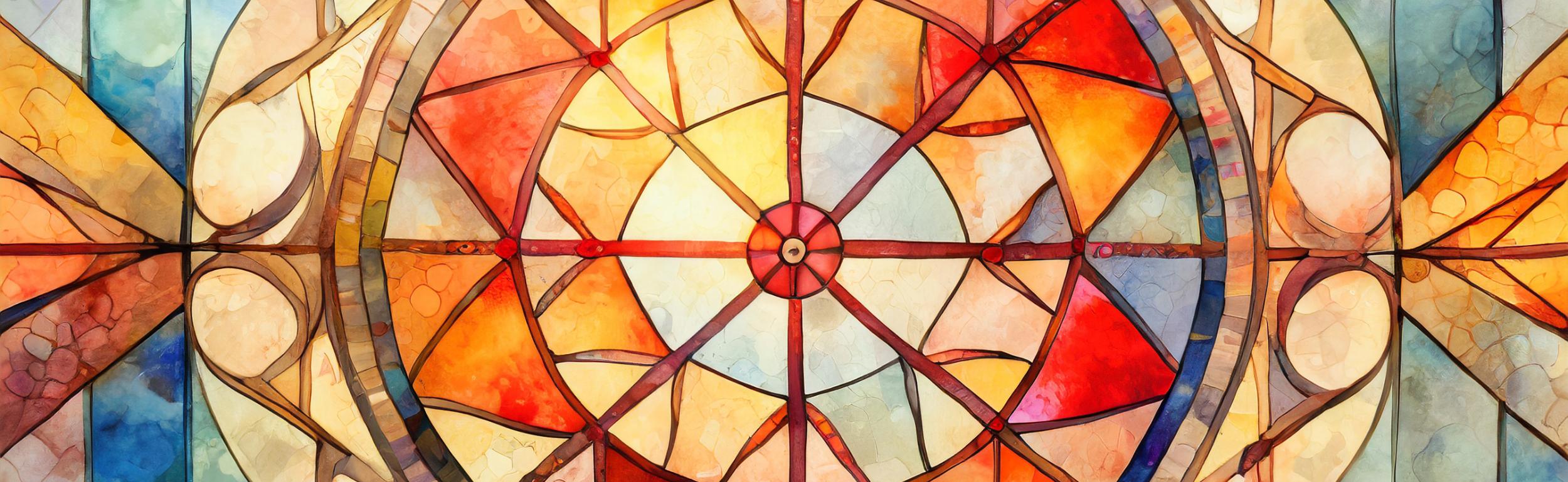 Fensterrossette-watercolor